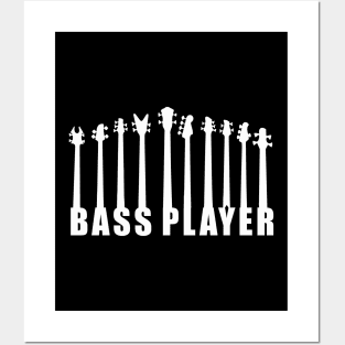 BASS PLAYER necks bassist quote Posters and Art